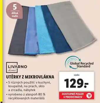 Lidl UTĚRKY Z MIKROVLÁKNA nabídka