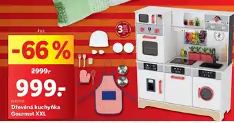 Lidl PLAYTIVE Dřevěná kuchyňka Gourmet XXL nabídka