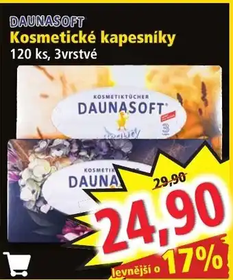 Norma DAUNASOFT Kosmetické kapesníky nabídka