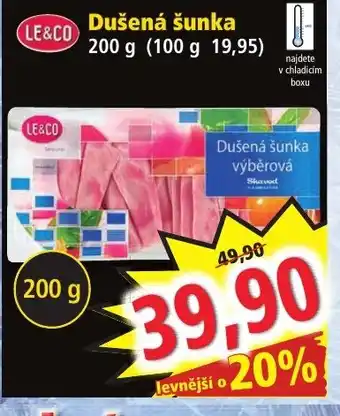 Norma Dušená šunka nabídka