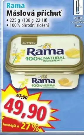 Norma Rama Máslová příchuť nabídka