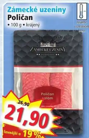 Norma Zámecké uzeniny Poličan nabídka
