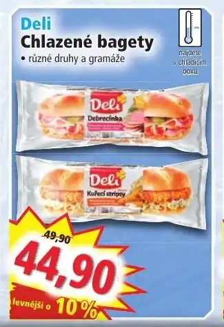 Norma Deli Chlazené bagety nabídka