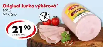CBA Original šunka výběrová, 100 g nabídka