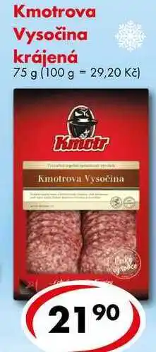 CBA Kmotrova vysočina krájená, 75 g nabídka