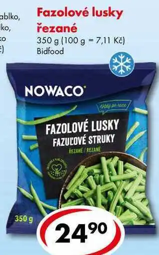 Fazolové lusky řezané, 350 g