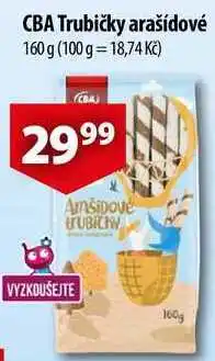 CBA Cba trubičky arašídové, 160 g nabídka