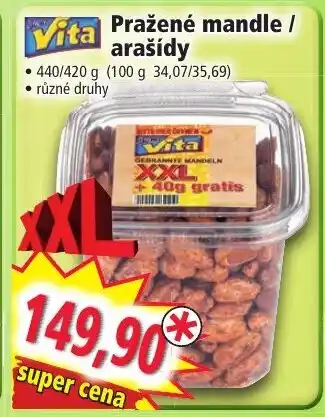 Norma Pražené mandle / arašídy nabídka