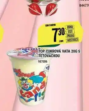 Tamda Foods Top cukrová vata 20g s tetovačkou nabídka