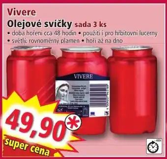Norma Vivere Olejové svíčky nabídka