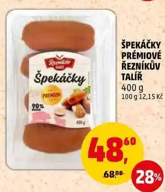 Penny Market Špekáčky prémiové řezníkův talíř, 400 g nabídka