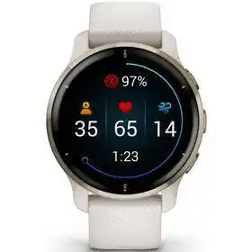 Datart Chytré hodinky garmin venu 2 plus - cream - gold/white silicone band (010-02496-12) nabídka