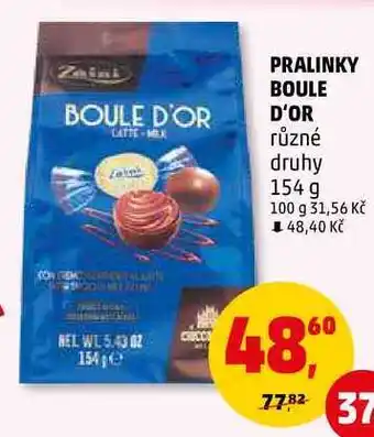 Penny Market Pralinky boule d'or různé druhy, 154 g nabídka