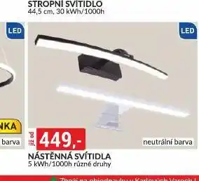 Baumax Nástěnná svítidla nabídka