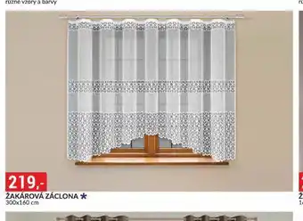 Baumax Žakárová záclona nabídka