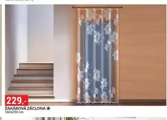 Baumax Žakárová záclona nabídka