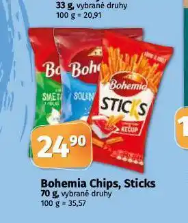Coop Bohemia chips nabídka