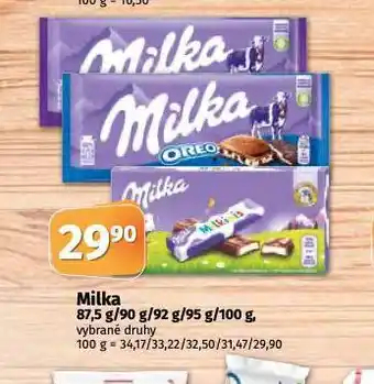 Coop Milka nabídka