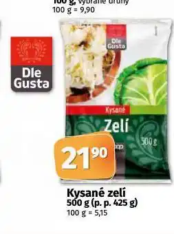 Coop Kysané zelí nabídka