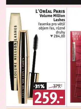 Rossmann Loreal paris řasenka nabídka