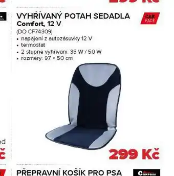 Auto Kelly Vyhřívaný potah sedadla nabídka