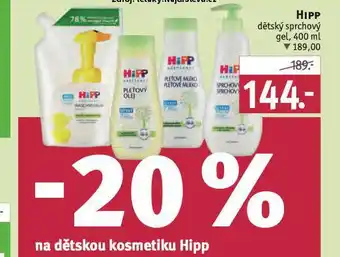 Rossmann Hipp dětský sprchový gel nabídka