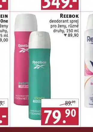 Rossmann Reebok deodorant nabídka