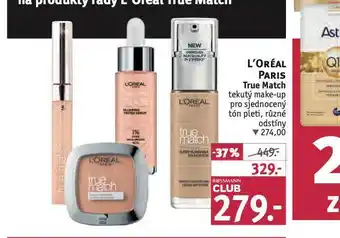 Rossmann Loreal paris true match nabídka