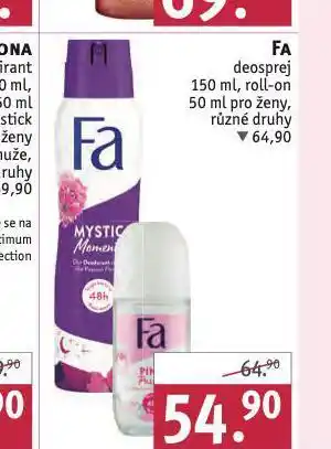 Rossmann Fa deosprej nabídka