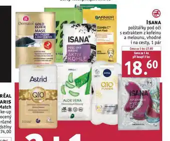 Rossmann Isana polštářky pod oči nabídka