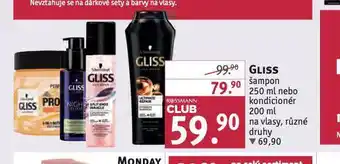 Rossmann Gliss šampon nabídka