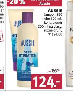 Rossmann Aussie šampon, kondicioner nabídka