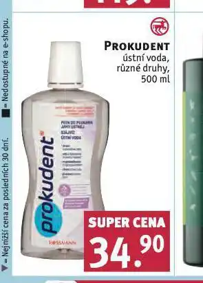 Rossmann Prokudent ústní voda nabídka
