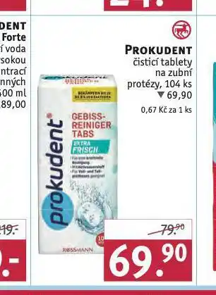 Rossmann Prokudent čistící tablety nabídka