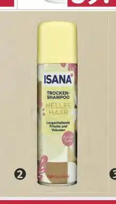 Rossmann Isana suchý šampon nabídka