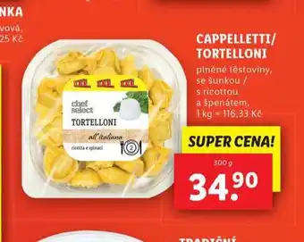 Lidl Tortelloni nabídka