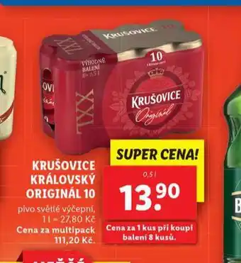 Lidl Pivo krušovice nabídka