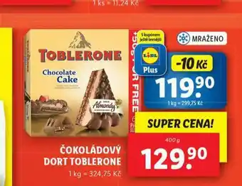 Lidl Čokoládový dort toblerone nabídka