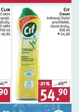 Rossmann Cif cream krémový čistící prostředek nabídka