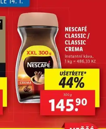 Lidl Káva nescafé nabídka