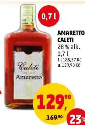 Penny Market Amaretto caleti 28% alk., 0,7 l nabídka