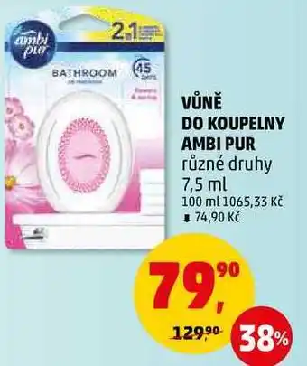 Penny Market Vůně do koupelny ambi pur různé druhy, 7,5 ml nabídka