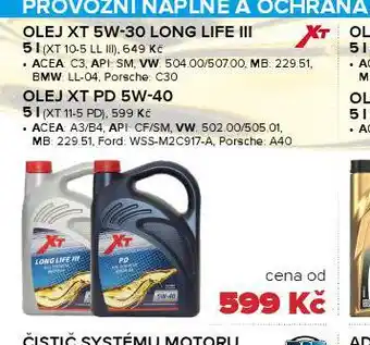 Auto Kelly Olej xt 5w-30 long life iii nabídka
