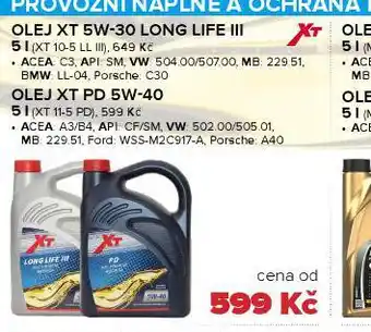 Auto Kelly Olej xt pd 5w-40 nabídka