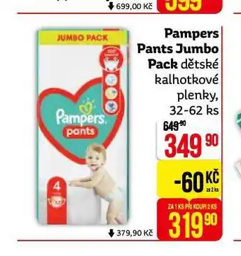 Teta Pampers dětské plenky nabídka