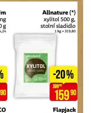 Teta Allnature xylitol stolní sladidlo nabídka