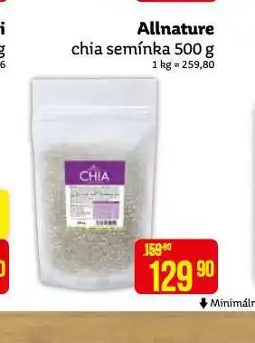 Teta Allnature chia semínka nabídka