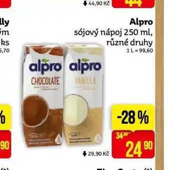 Teta Alpro sójový nápoj nabídka
