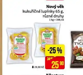 Teta Nový věk kukuřičné lupínky nabídka