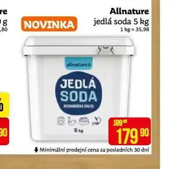 Teta Allnature jedlá soda nabídka